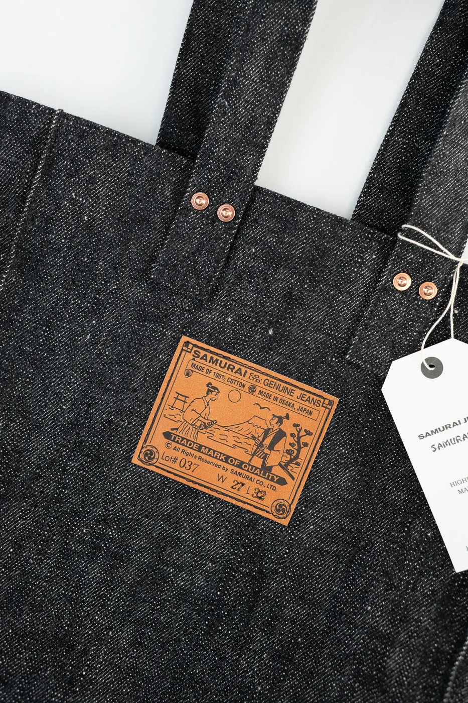 SJHB24-BK - Denim Handbag - Black