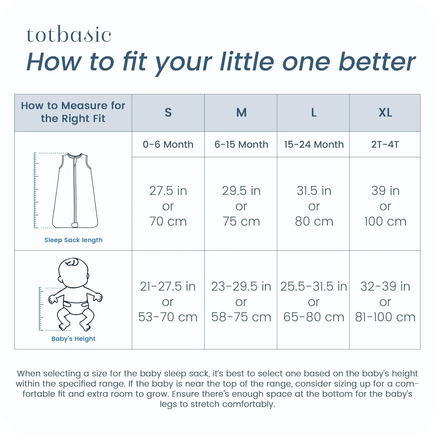 Sleep Sack 18-24 Months, Baby Light Wearable Blanket with 2-Way Safe Zippers, Soft Sleeping Bag for Babies,2-Pack,0.5 TOG