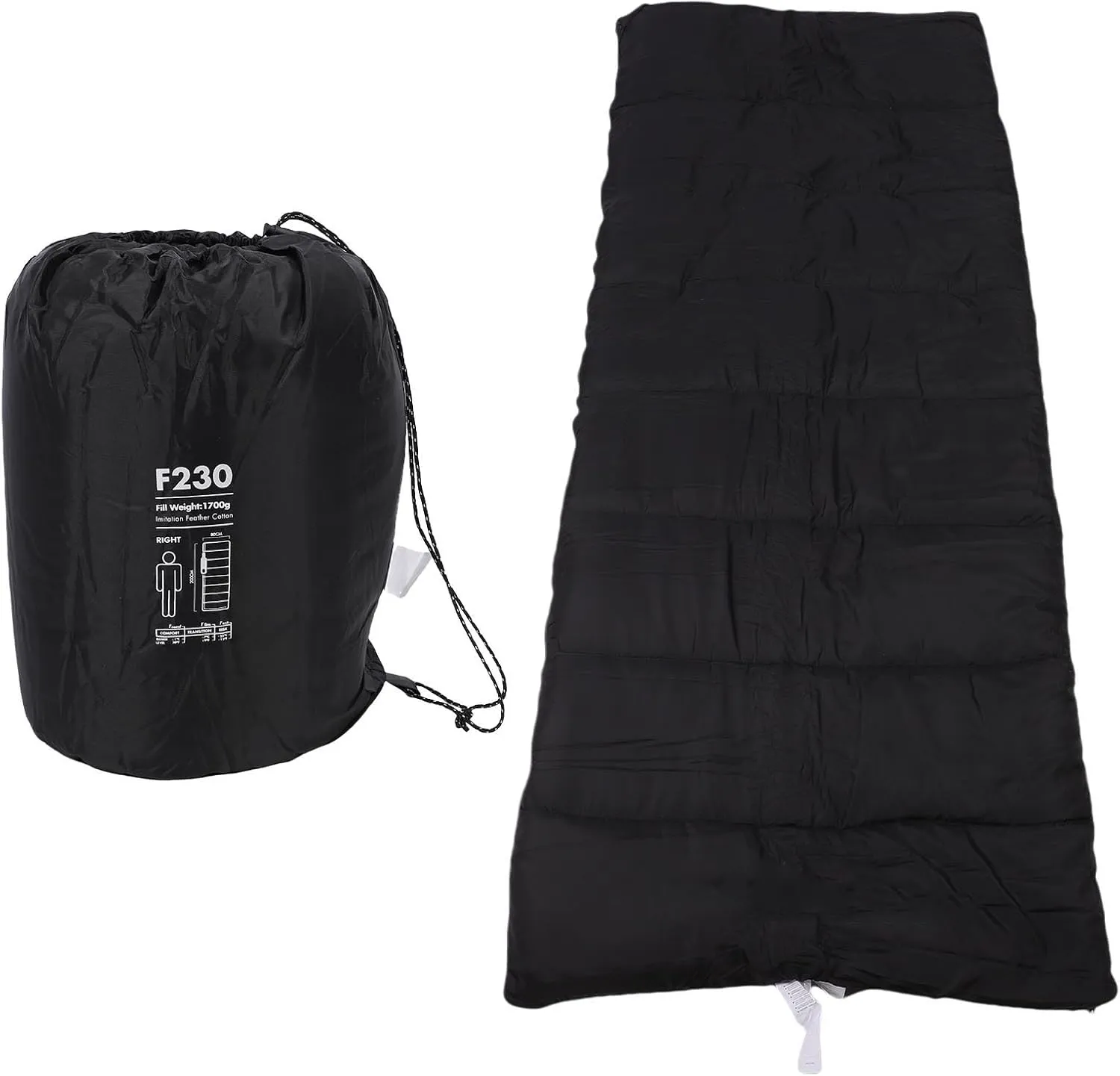 Sleeping Bag for Adults, Portable & Keep Warm, Skin Friendly Sleeping Bag for Camping Hiking Backpacking Traveling