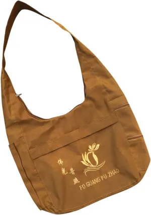 Sling Organizer Bag Buddha Sling Bag Buddhist Bag Temple Bag Satchel Bag Crossbody Bag Buddha Cotton Sling Monk Bag Buddha Messenger Purse Sling Pouches Cloth Miss Folk-Custom