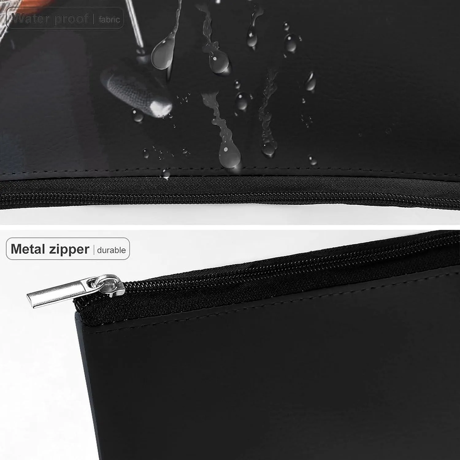 Small Cosmetic Bag Elegant Roomy Musical Instrument Guitar Makeup Bags Portable Zipper Pouch Lipstick Bag Travel Toiletry Bag for Best Friend Gift