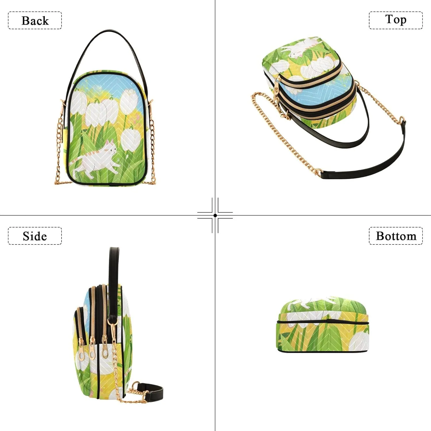 Small Handbag Crossbody Bag for Women Quilted Bags Shoulder Purse Phone Wallet Chain Bag