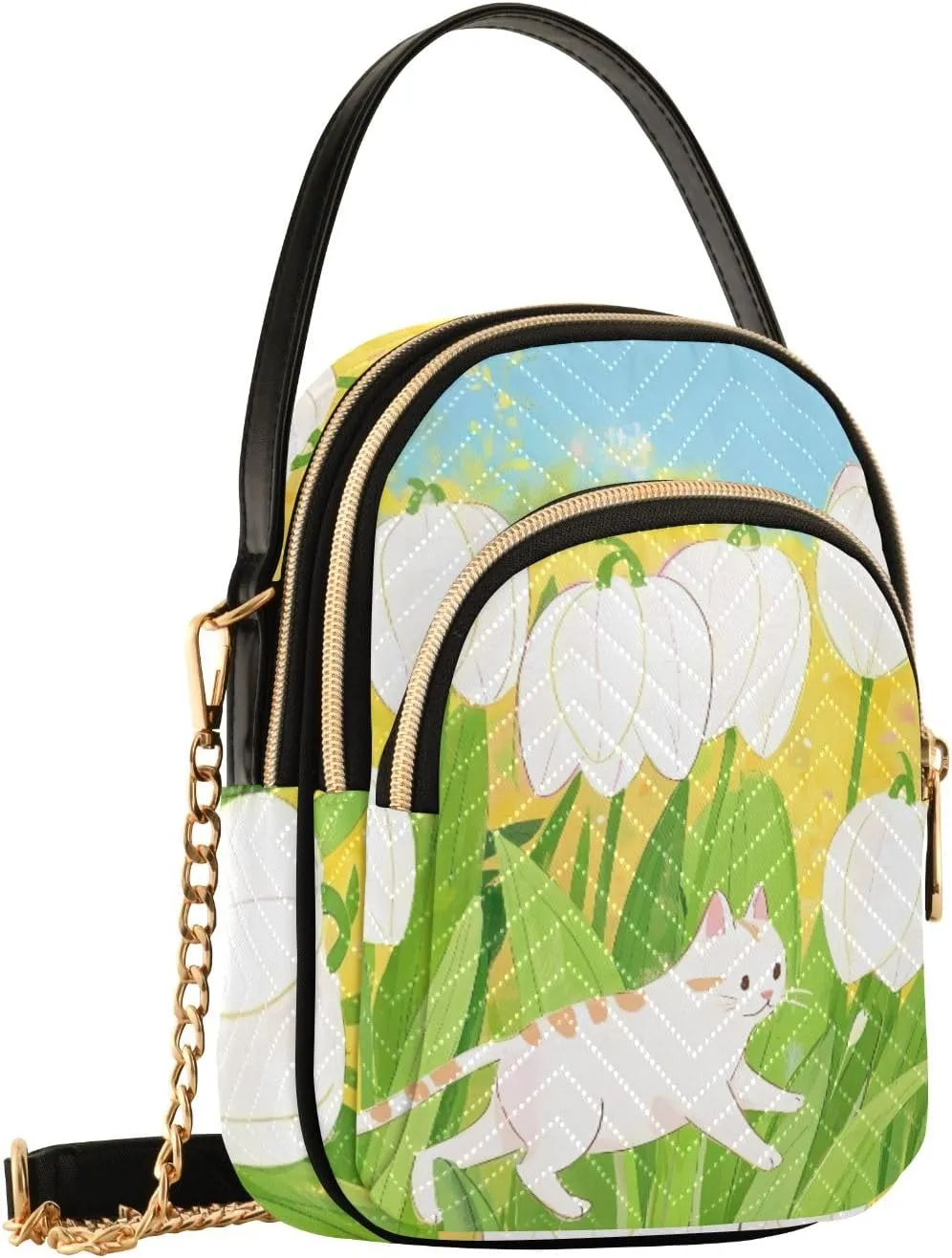 Small Handbag Crossbody Bag for Women Quilted Bags Shoulder Purse Phone Wallet Chain Bag