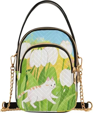Small Handbag Crossbody Bag for Women Quilted Bags Shoulder Purse Phone Wallet Chain Bag