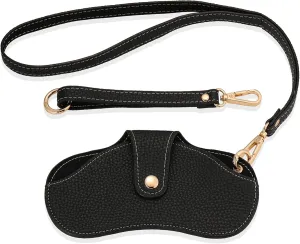 Soft Leather Sunglasses Bag Pouch Slim Glasses Case Holder Glasses Organizer Travel Eyewear Sleeve for Women Men