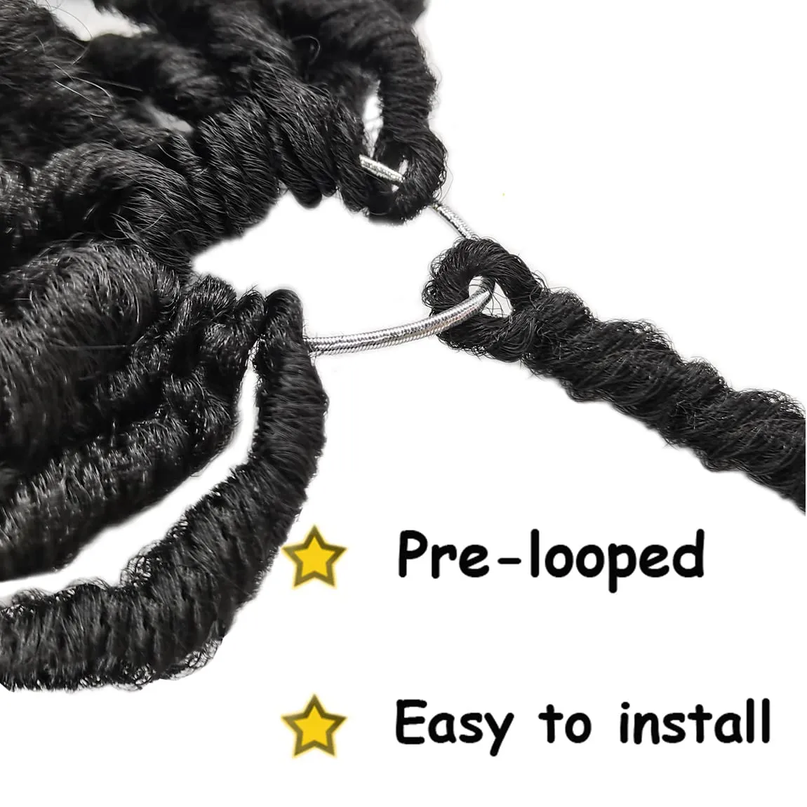 Soft Locs 36 Inch 7 Packs Faux Locs Crochet Hair Whole Strand No Extended Pre-looped Long Locs Synthetic Crochet Braids Hair Extensions For Black Women (36inch, 7packs, 1b)