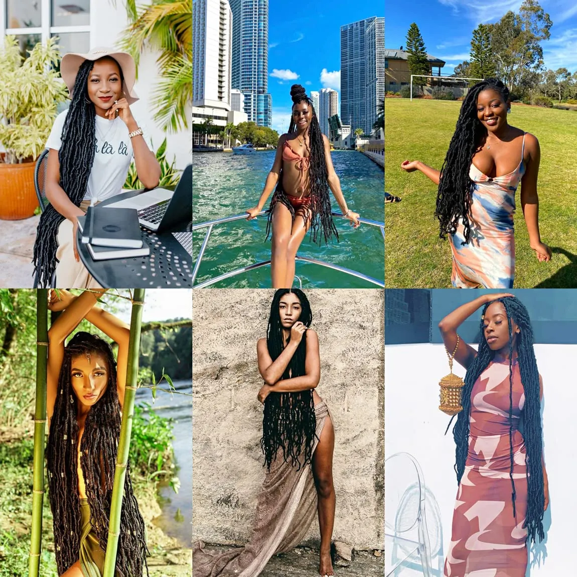 Soft Locs 36 Inch 7 Packs Faux Locs Crochet Hair Whole Strand No Extended Pre-looped Long Locs Synthetic Crochet Braids Hair Extensions For Black Women (36inch, 7packs, 1b)