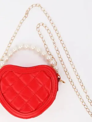 Sparkle Sisters Quilted Heart Purse