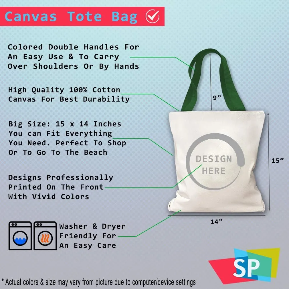 Speedy Pros Canvas Tote Bag for Women When Life Gives You Scraps Make A Quilt Sewing Craft Beach Bags for Women