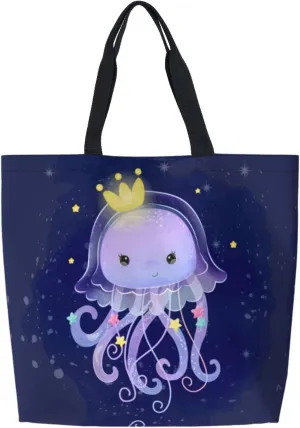 Star horse Reusable Grocery bags Big Capacity Shopping Bag Canvas Shoulder Tote Handbag for Women Girls