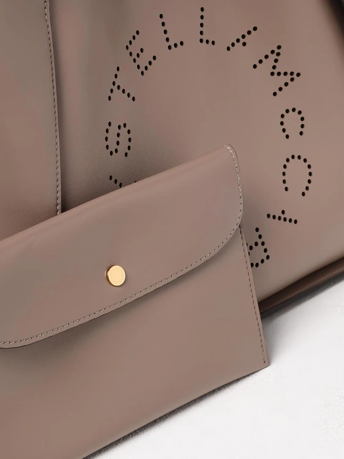 Stella Mccartney Tote Bags Woman Beige