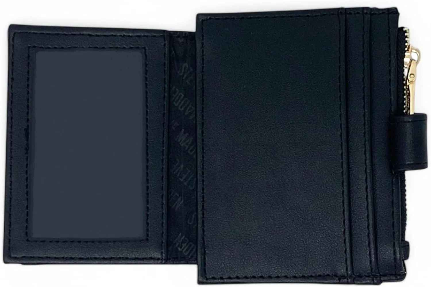 Steve Madden BHayden Wallet (Black Quilted w/Gold, One Size)