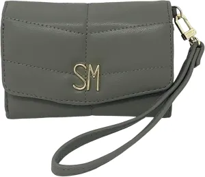 Steve Madden Women's Bbrett Quilted Wristlet Wallet
