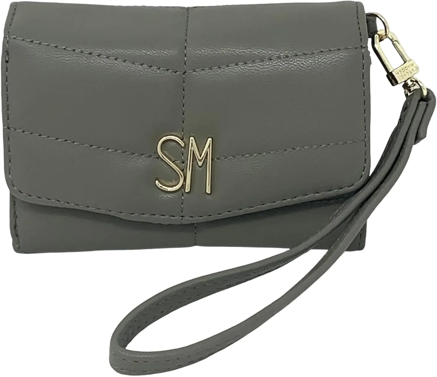 Steve Madden Women's Bbrett Quilted Wristlet Wallet