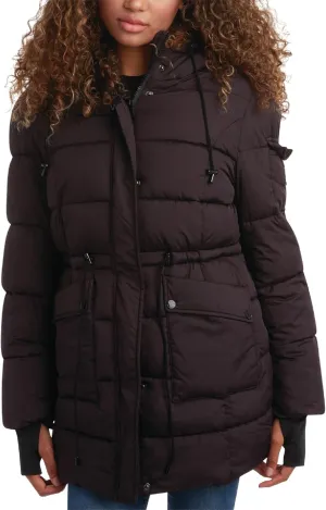 Steve Madden Women's Faux Fur Lined Winter Coat - Heavyweight Insulated Quilted Puffer Parka Jacket for Women (Sizes: S-XL)