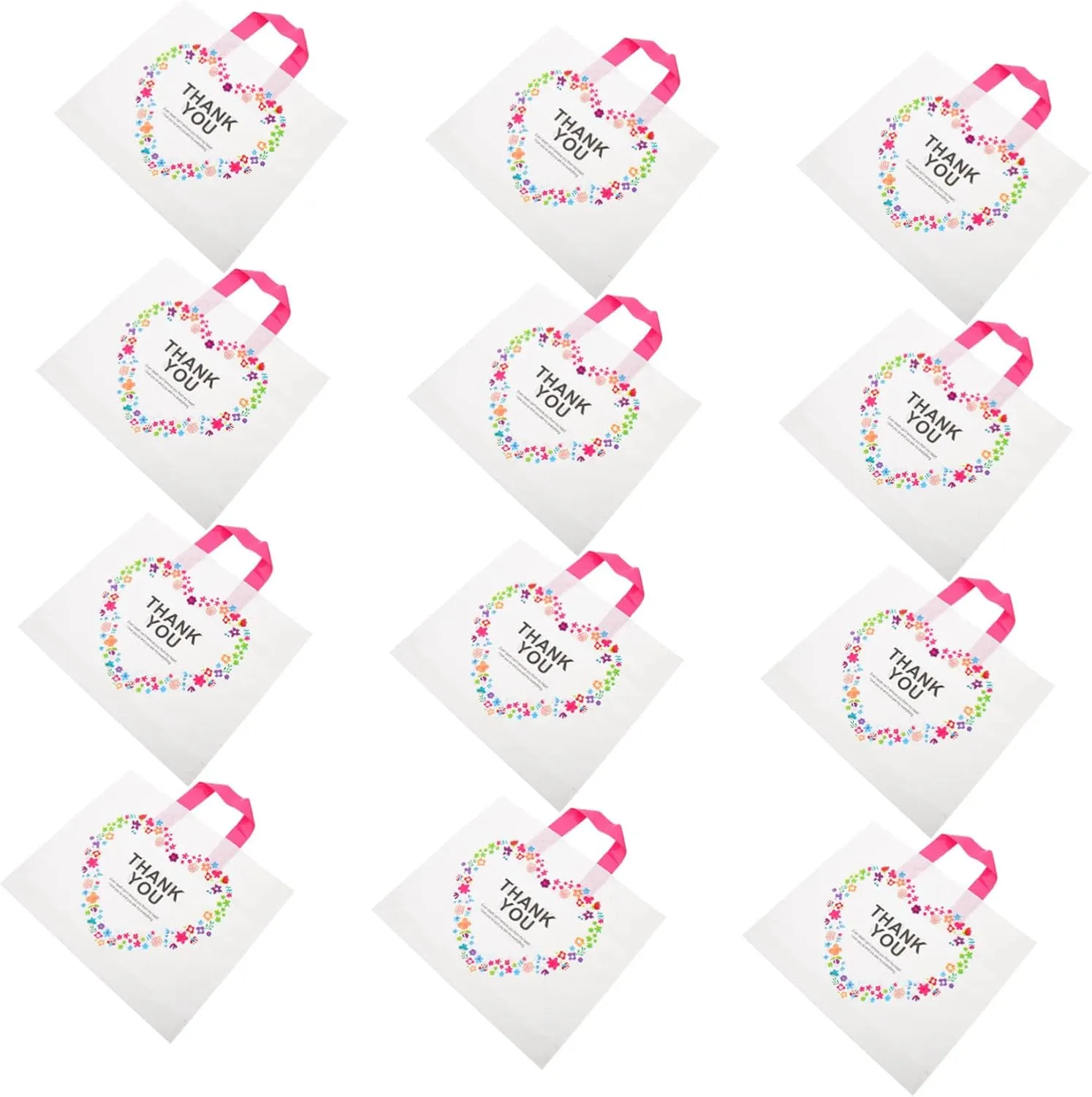 STOBAZA Garment Handbags 50 Pcs Folding Tote Bags Assorted Garment Packing Pouches for Bulk Storage and Travel