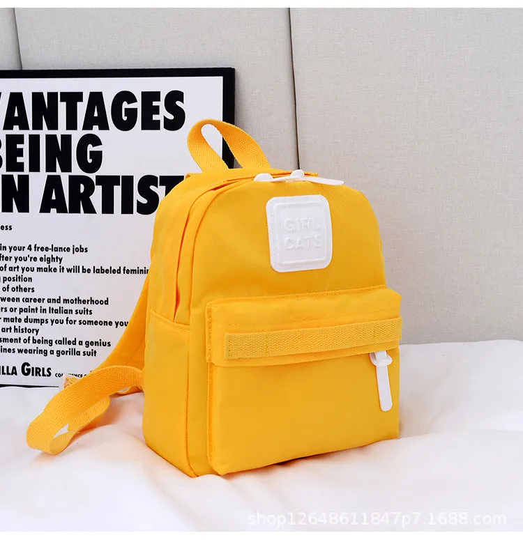 Student Schoolbag Boy Light Canvas Backpack Kindergarten Small School Bags for Babies Boys and Girls Travel Backpack Trendy Child