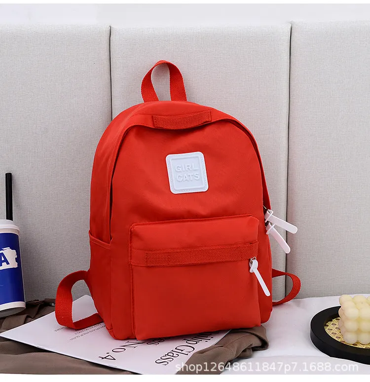 Student Schoolbag Boy Light Canvas Backpack Kindergarten Small School Bags for Babies Boys and Girls Travel Backpack Trendy Child