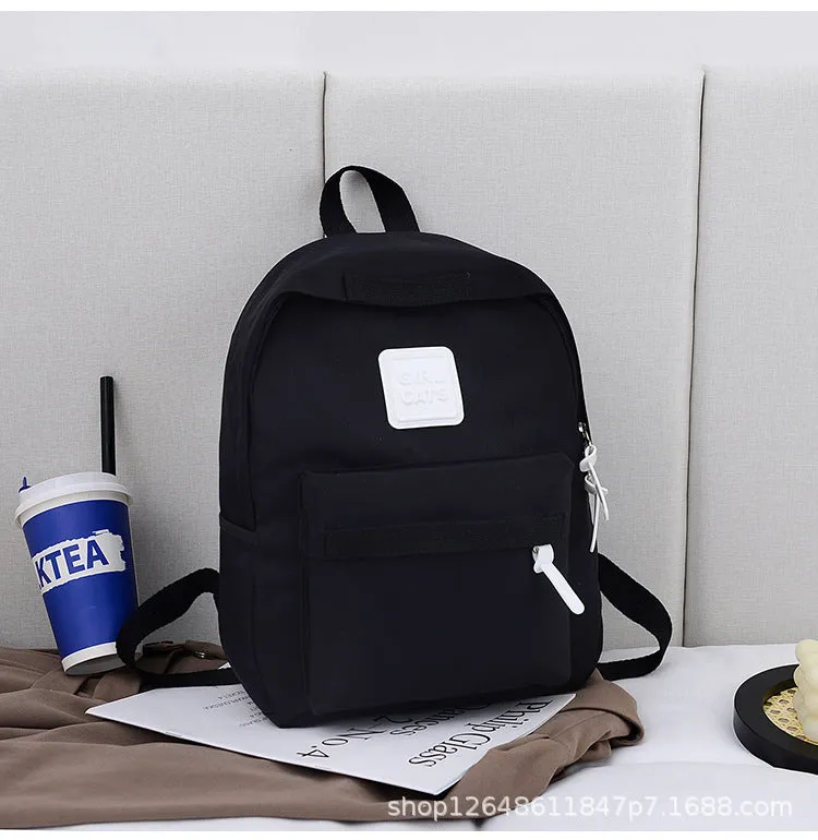 Student Schoolbag Boy Light Canvas Backpack Kindergarten Small School Bags for Babies Boys and Girls Travel Backpack Trendy Child