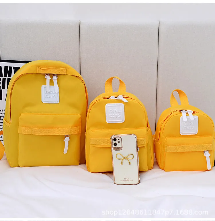Student Schoolbag Boy Light Canvas Backpack Kindergarten Small School Bags for Babies Boys and Girls Travel Backpack Trendy Child