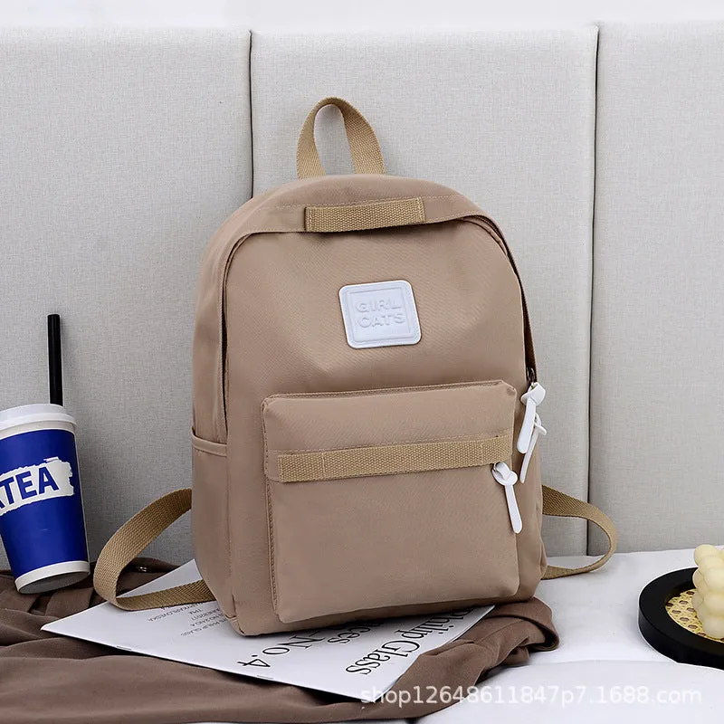 Student Schoolbag Boy Light Canvas Backpack Kindergarten Small School Bags for Babies Boys and Girls Travel Backpack Trendy Child