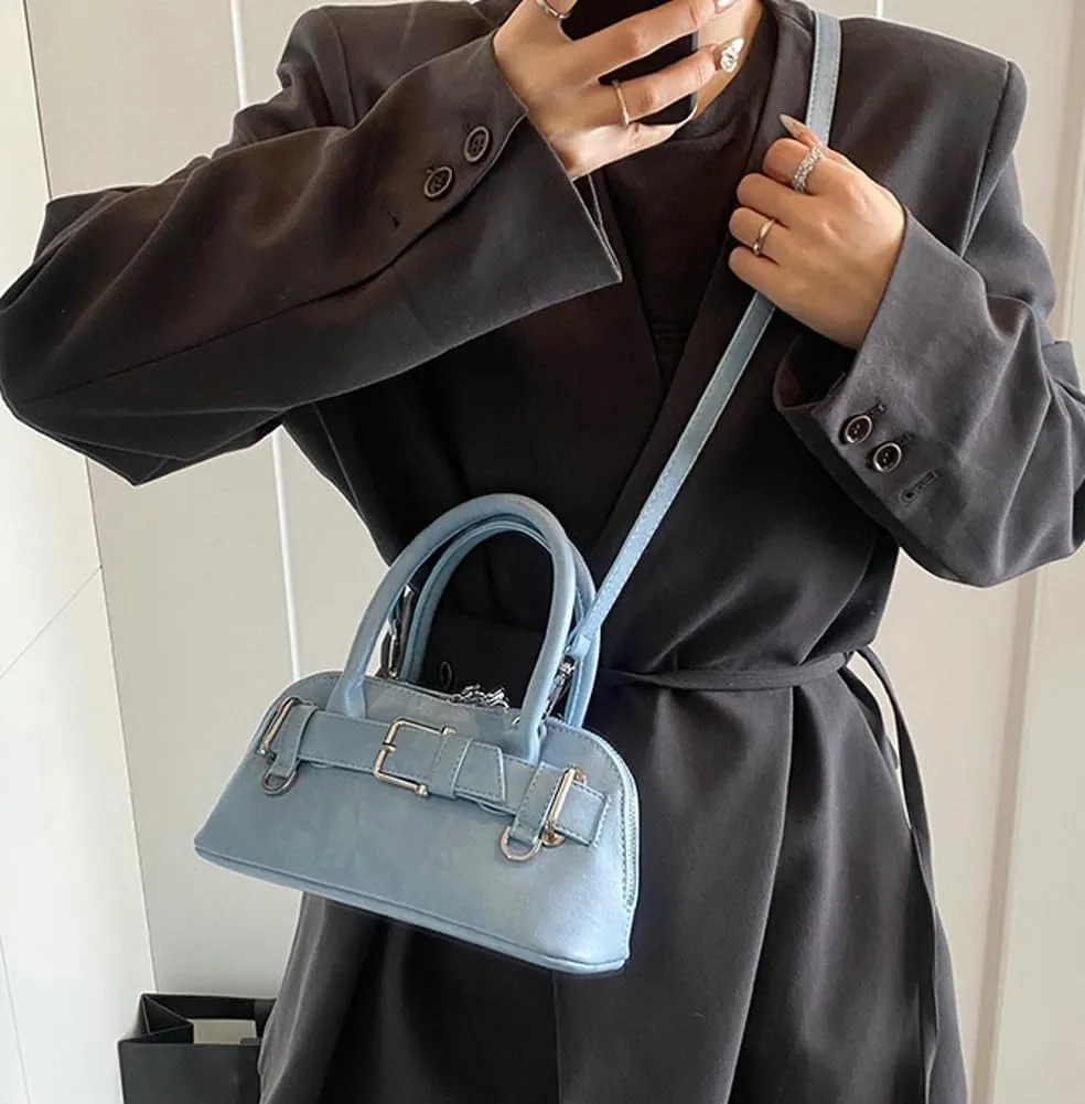 Stylish Unique Shell Handbag Work Outdoor Cross Body Bag for Travel PU Leather Shoulder Bags for Women Trendy 2025