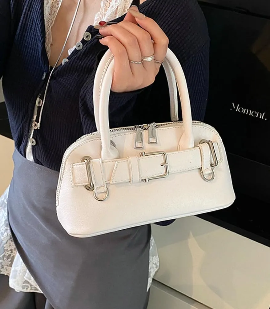 Stylish Unique Shell Handbag Work Outdoor Cross Body Bag for Travel PU Leather Shoulder Bags for Women Trendy 2025