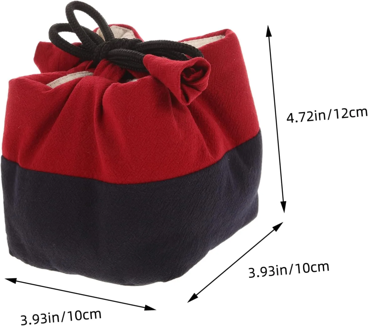 Tea Cup Carrying Bag Style Silk for Drawstring Women Insulated Item Portable Traveling Teapot Carrying Bag Aesthetic Travel Bag Decorative Teacup Pouch Teacup Supply Cloth Red