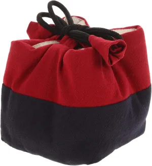 Tea Cup Carrying Bag Style Silk for Drawstring Women Insulated Item Portable Traveling Teapot Carrying Bag Aesthetic Travel Bag Decorative Teacup Pouch Teacup Supply Cloth Red