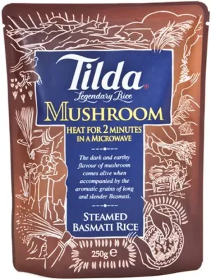 Tilda Steamed Basmati Mushroom 250g