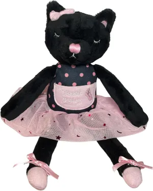 Tip-Toe The Cat Ballerina Tooth Fairy Pillow for Girls, Perfect First Loose Tooth Gift, Celebrate Milestones