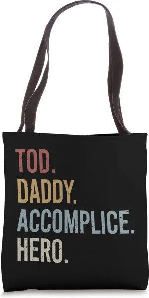 Tod Daddy Accomplice Hero Retro Style Vintage Tote Bag