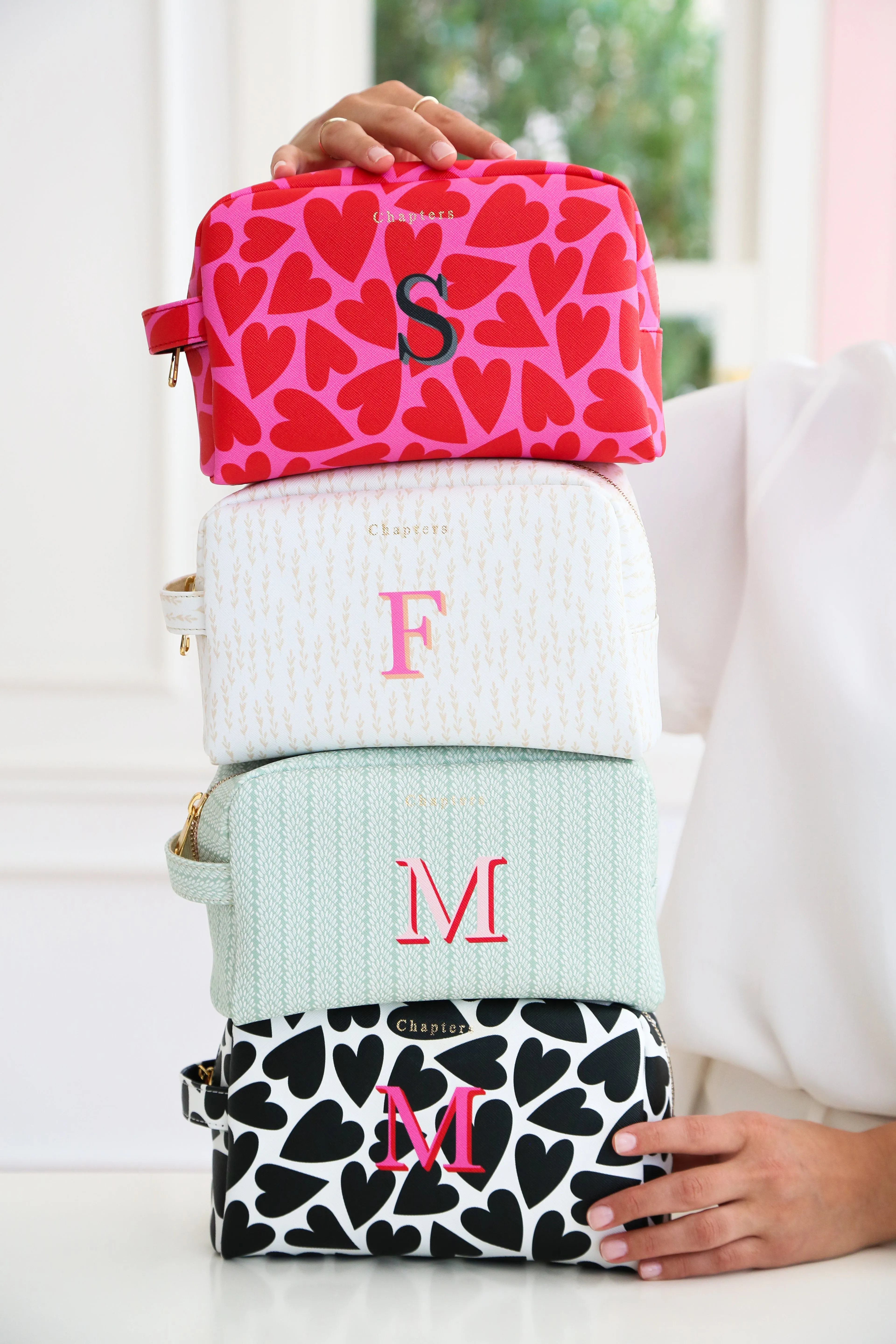 Toiletry Bag, Mint Leaves