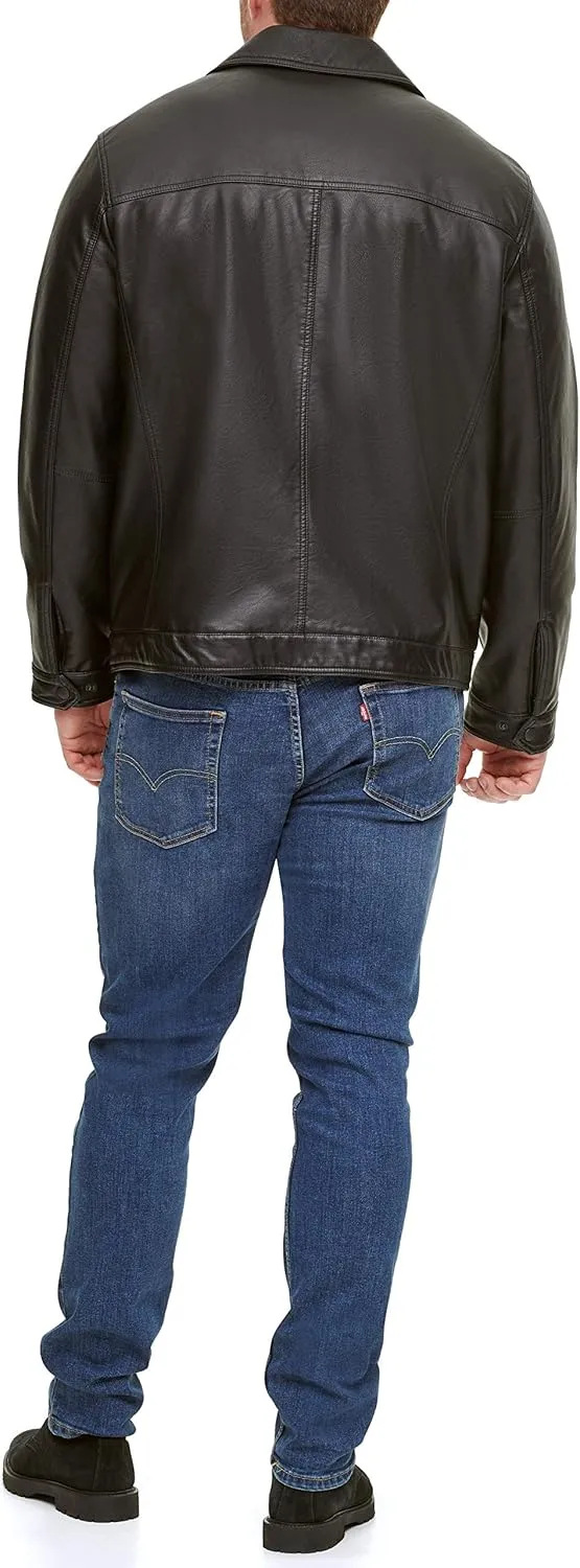 Tommy Hilfiger Men's Classic Faux Leather Jacket