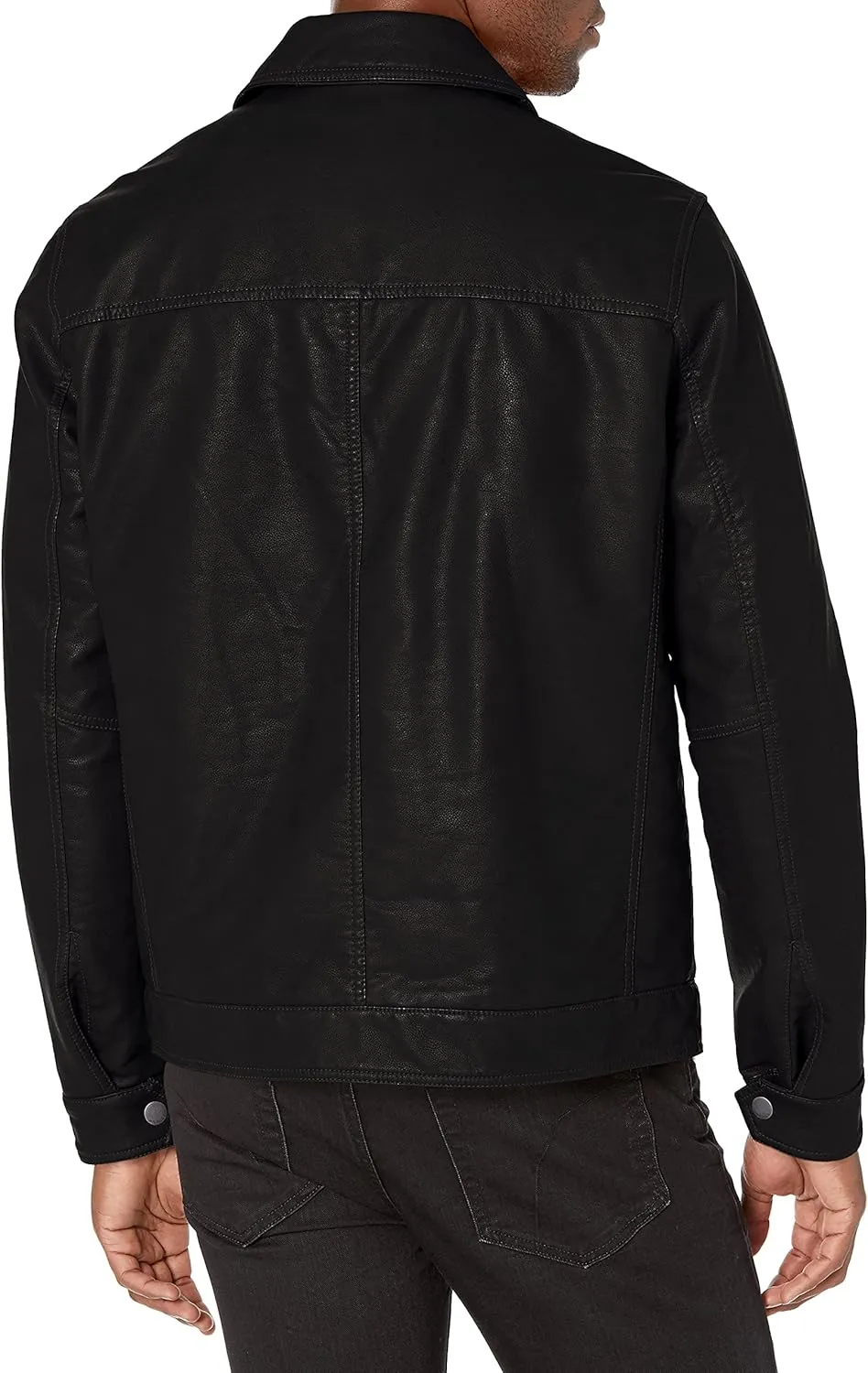 Tommy Hilfiger Men's Classic Faux Leather Jacket