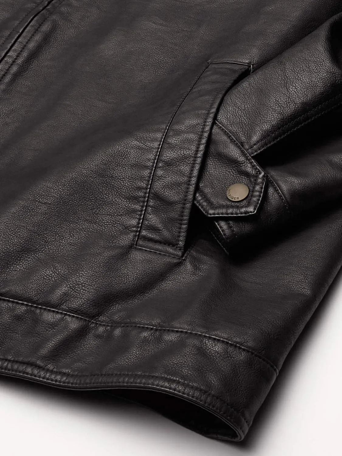 Tommy Hilfiger Men's Classic Faux Leather Jacket