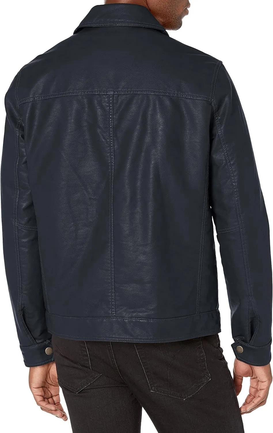 Tommy Hilfiger Men's Classic Faux Leather Jacket
