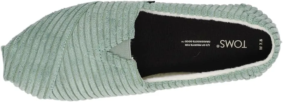 TOMS womens Alpargata Recycled Cotton Canvas”