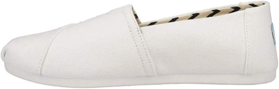 TOMS womens Alpargata Recycled Cotton Canvas