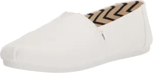 TOMS womens Alpargata Recycled Cotton Canvas