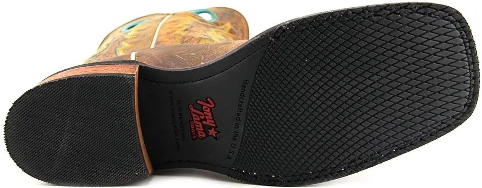 Tony Lama Men's Creedance 11" Square Toe Traditional Cowboy Boots