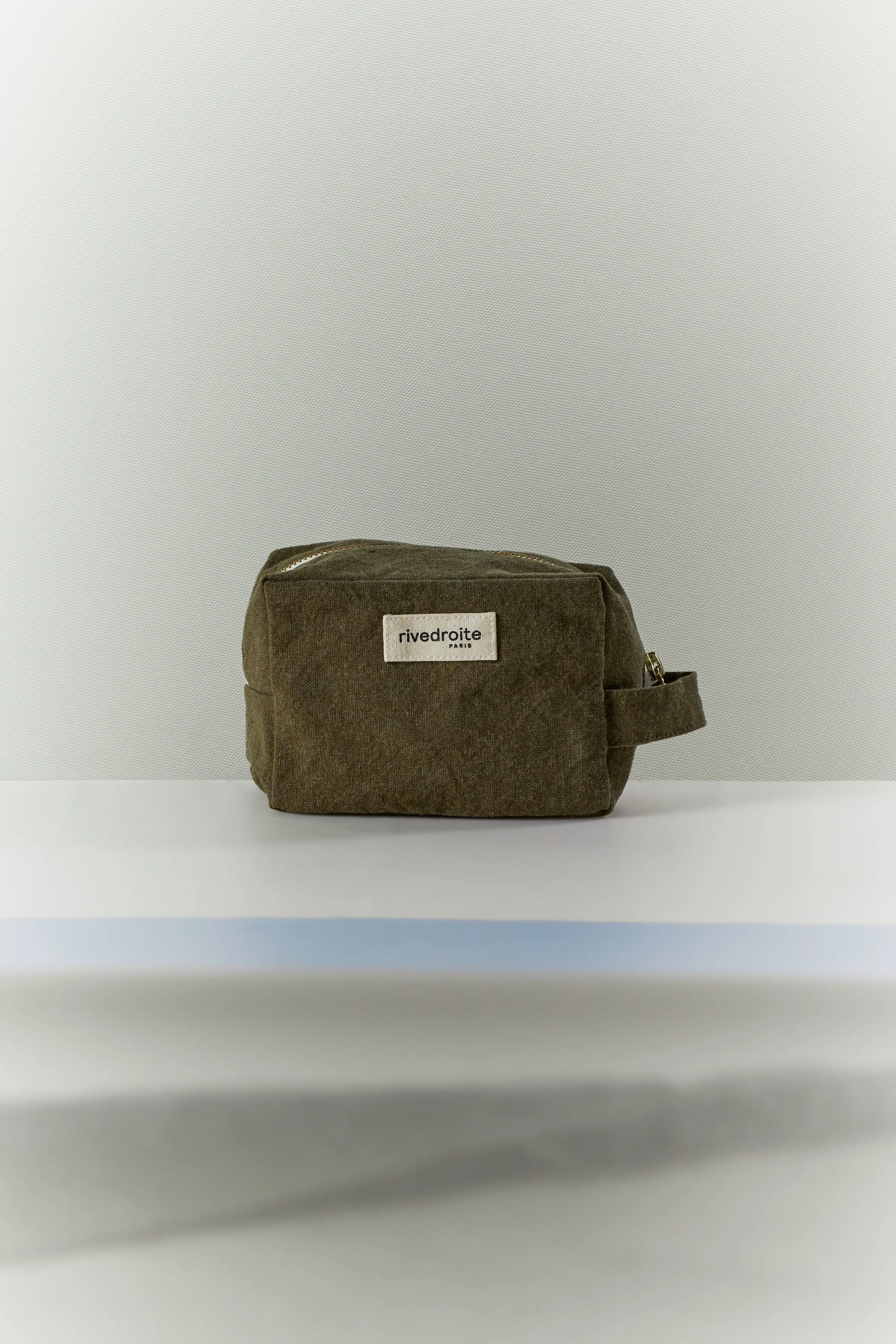 Tournelles the small pouch - Recycled cotton Military Green