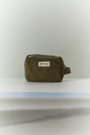 Tournelles the small pouch - Recycled cotton Military Green