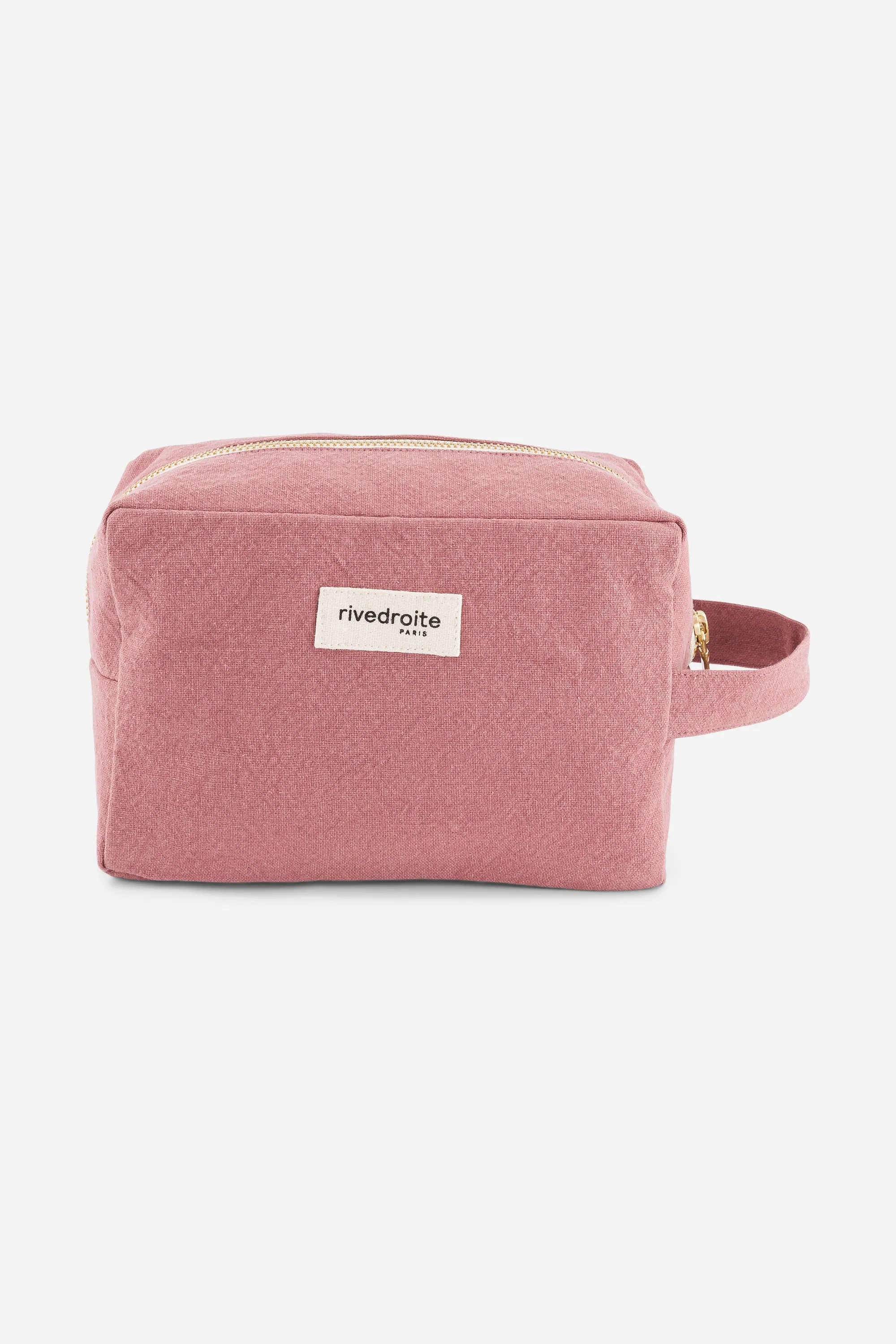 Tournelles the XL pouch - Recycled cotton Bois de Rose
