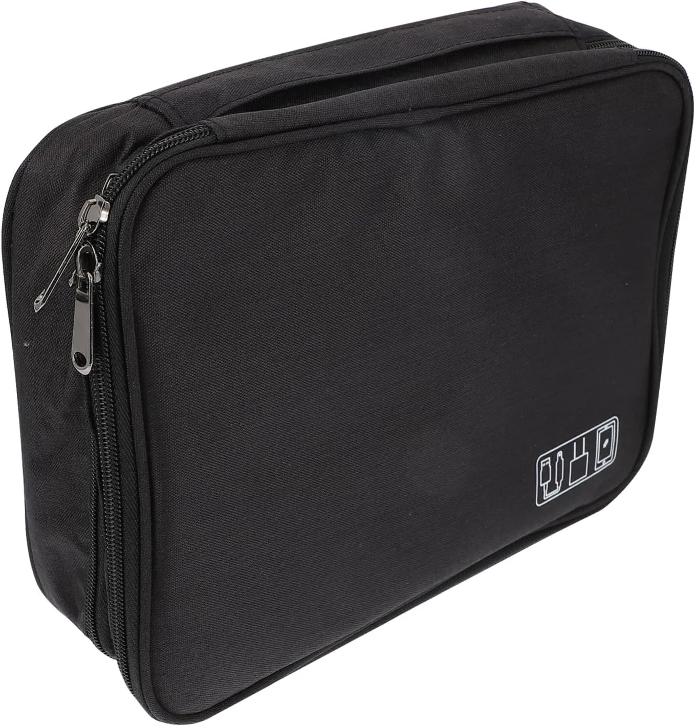 Travel Duffle Bag Zipper Design Compact Electronics Case for Home Travel Cable Earphone Bag