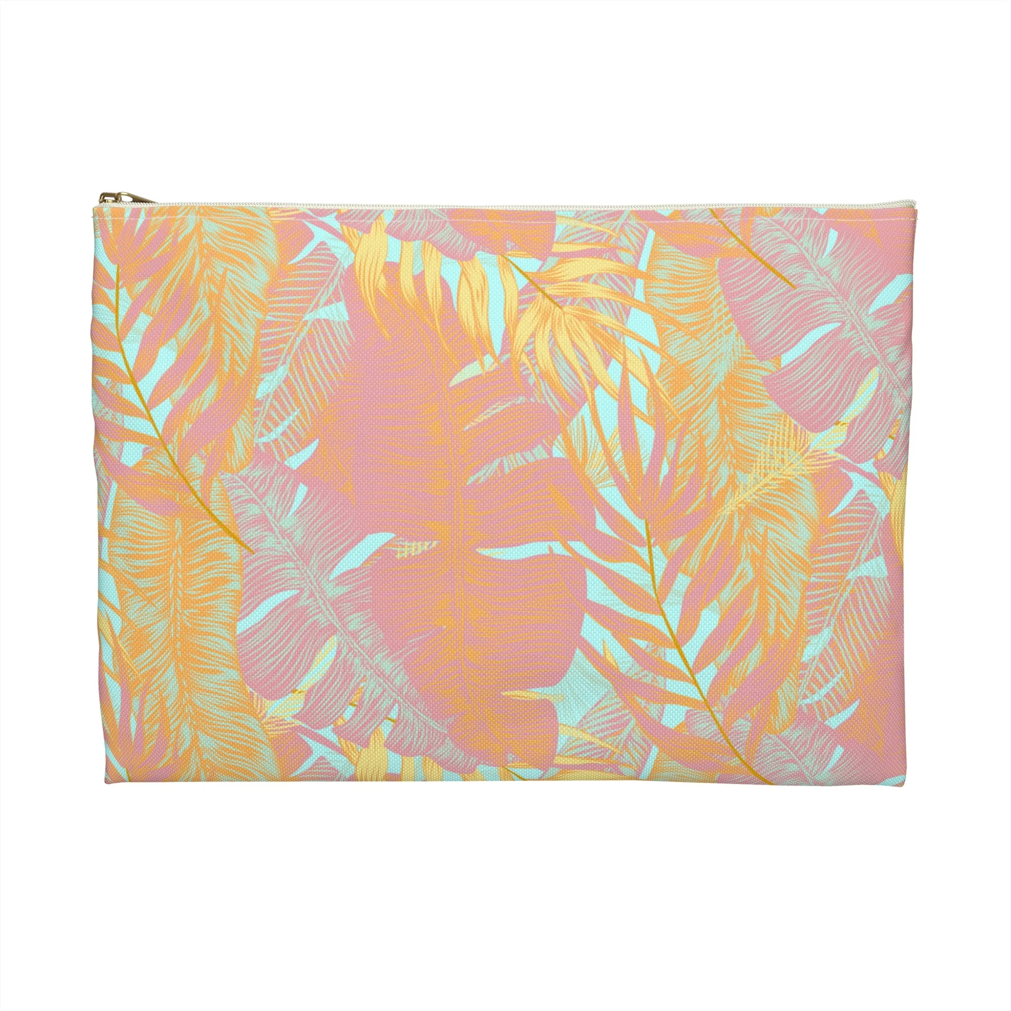 Tropical Foliage Accessory Pouch