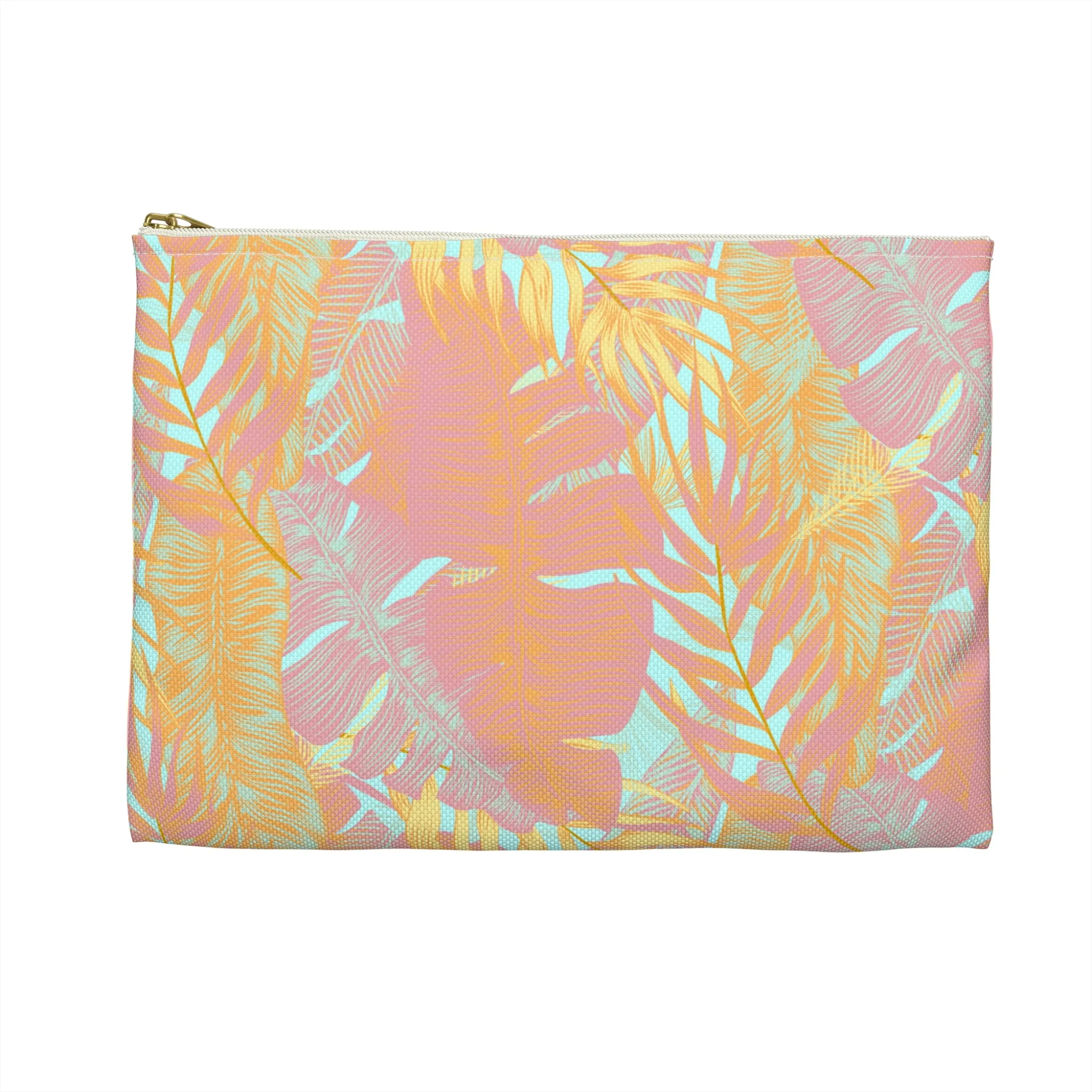 Tropical Foliage Accessory Pouch