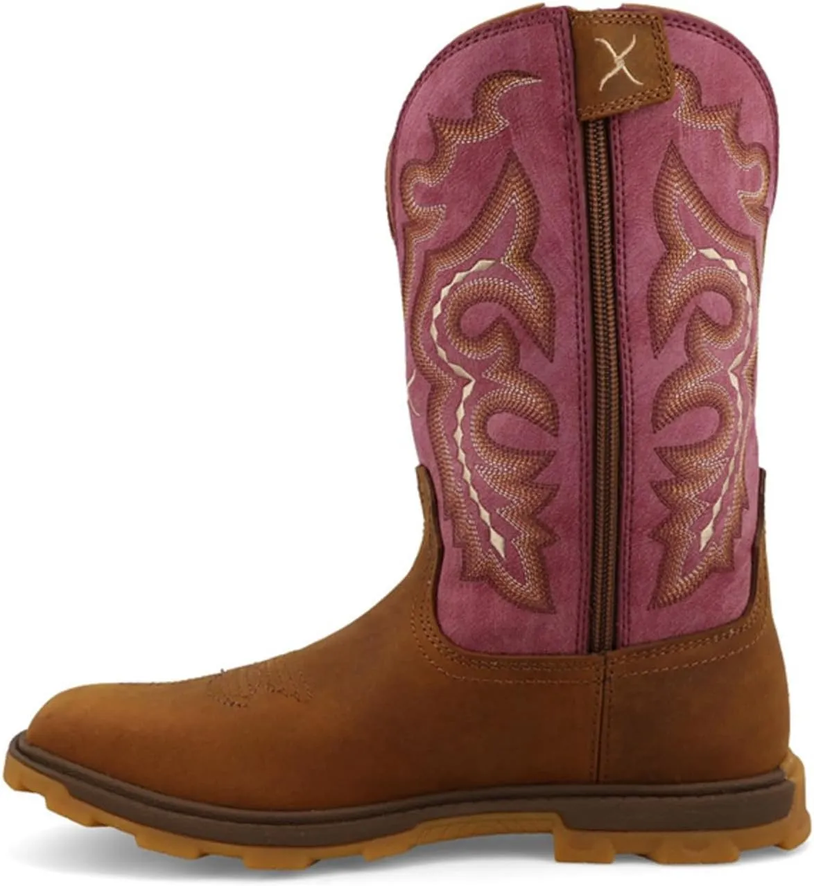 Twisted X Women's 10" UltraLite X Boot, Wide Square Toe with UltraLite X