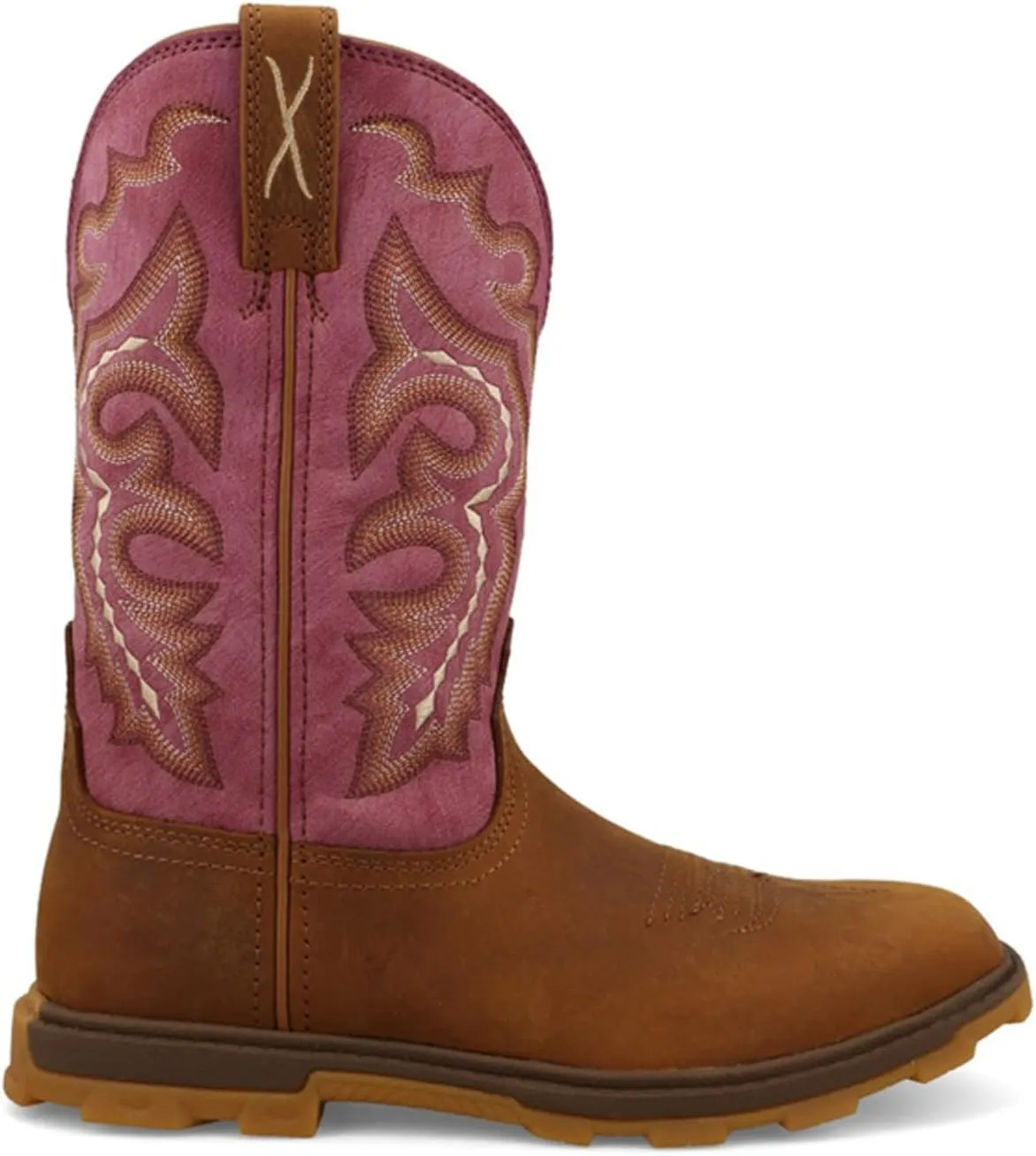 Twisted X Women's 10" UltraLite X Boot, Wide Square Toe with UltraLite X