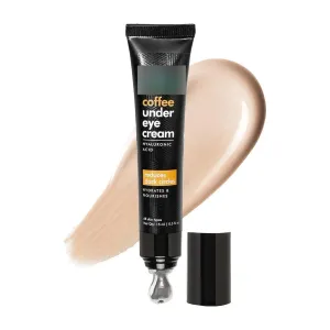 Under Eye Cream Gel | Reduces Dark Circles, Puffiness & Fine Lines | Cooling Massage Applicator | Vitamin E | For Women & Men | 15g